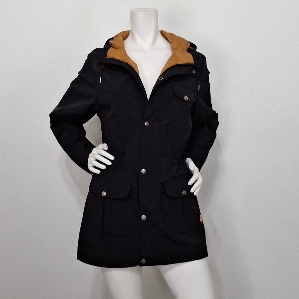 Poler Purveyors & Outfitters Black Gorpcore Hooded Parka Utility Coat Size M